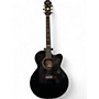 Used Epiphone SJ 18SCE Black Acoustic Electric Guitar Black