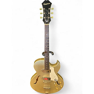 Used Epiphone SORRENTO LIGHT GREEN SPARKLE Hollow Body Electric Guitar