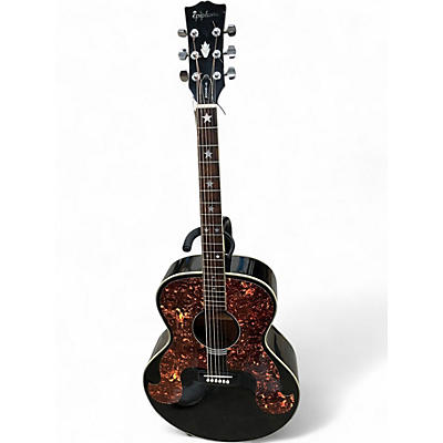 Used Epiphone SQ180 Black Acoustic Guitar