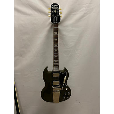 Epiphone Used Epiphone Sg Inspired Maestro Tailpiece Olive Drab Solid Body Electric Guitar