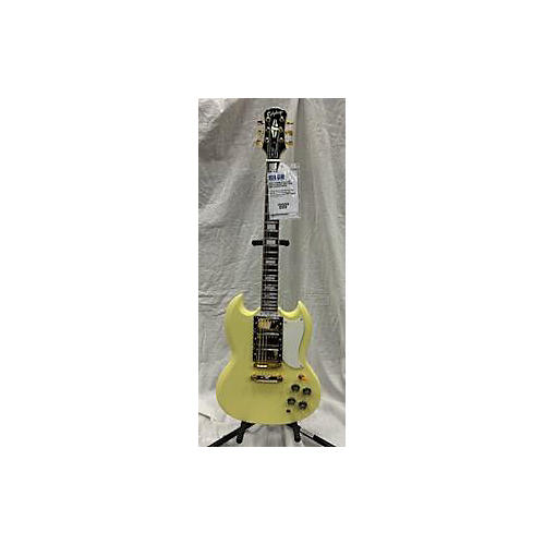 Epiphone Used Epiphone Sg Les Paul Custom Vintage White Solid Body Electric Guitar Vintage White