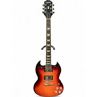 Used Epiphone Sg Modern Figured Mojave Burst Solid Body Electric Guitar