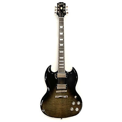 Epiphone Used Epiphone Sg Modern Trans Black Solid Body Electric Guitar