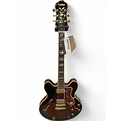 Used Epiphone Sheraton 2 Color Sunburst Hollow Body Electric Guitar
