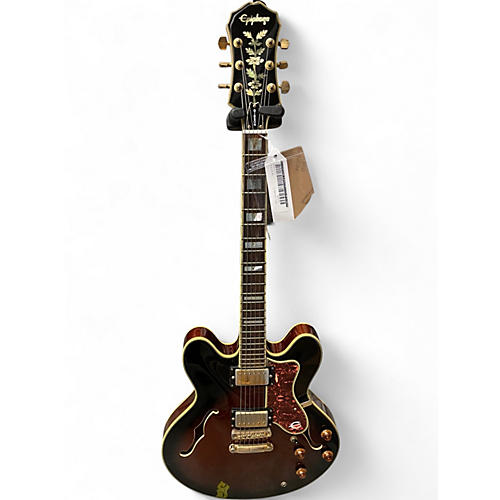 Used Epiphone Sheraton 2 Color Sunburst Hollow Body Electric Guitar 2 Color Sunburst