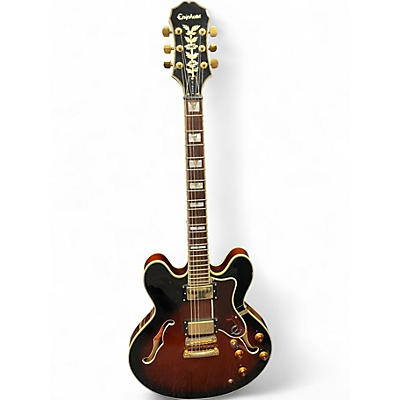 Used Epiphone Sheraton 2 Color Sunburst Hollow Body Electric Guitar