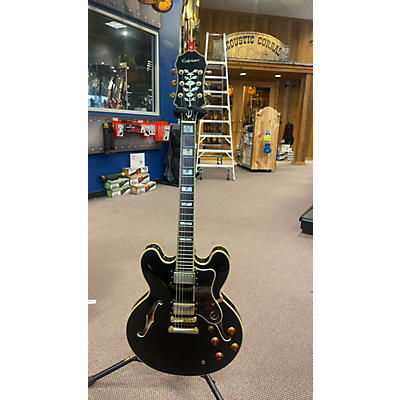 Epiphone Used Epiphone Sheraton Black Hollow Body Electric Guitar