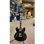 Used Epiphone Used Epiphone Sheraton Black Hollow Body Electric Guitar Black