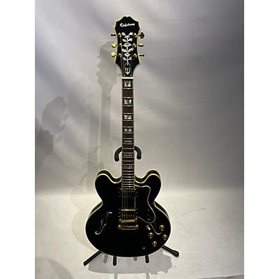 Epiphone Used Epiphone Sheraton Black Hollow Body Electric Guitar