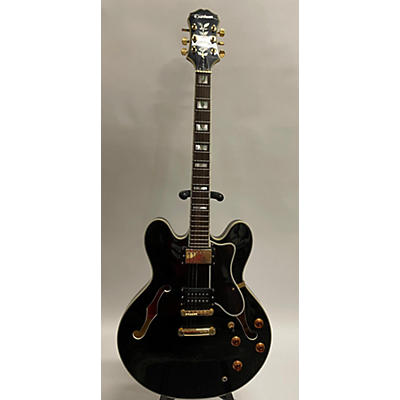 Epiphone Used Epiphone Sheraton Black Hollow Body Electric Guitar