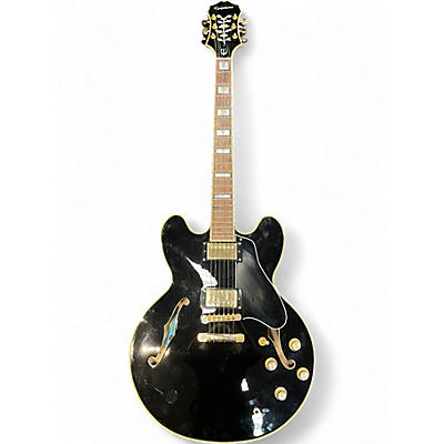 Used Epiphone Sheraton Ebony Hollow Body Electric Guitar