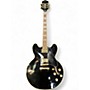 Used Epiphone Sheraton Ebony Hollow Body Electric Guitar Ebony