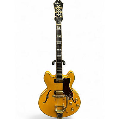 Used Epiphone Sheraton Elite Natural Hollow Body Electric Guitar