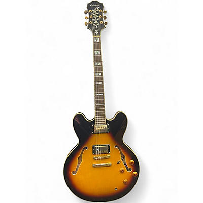 Used Epiphone Sheraton II 2 Color Sunburst Hollow Body Electric Guitar