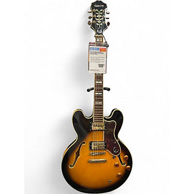Used Epiphone Sheraton II 2 Color Sunburst Hollow Body Electric Guitar