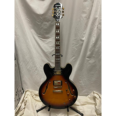 Epiphone Used Epiphone Sheraton II 2 Tone Sunburst Hollow Body Electric Guitar