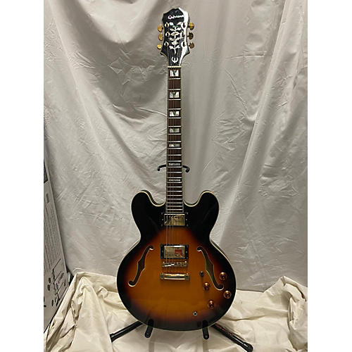 Epiphone Used Epiphone Sheraton II 2 Tone Sunburst Hollow Body Electric Guitar 2 Tone Sunburst