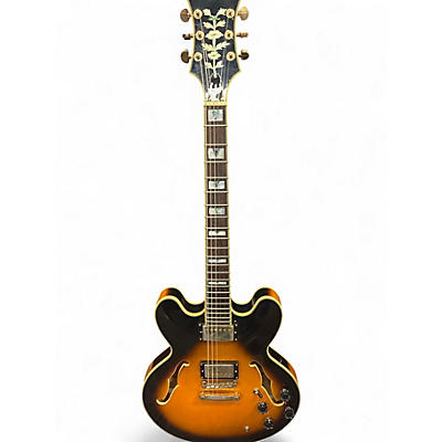 Used Epiphone Sheraton II 2 Tone Sunburst Hollow Body Electric Guitar