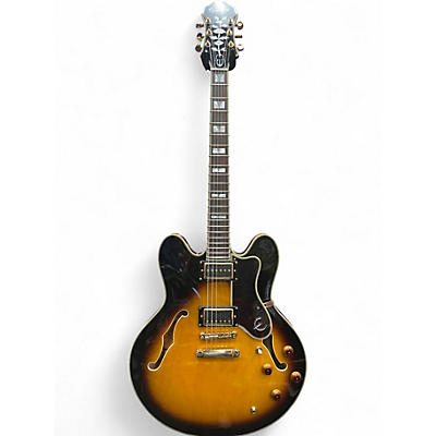 Used Epiphone Sheraton II 3 Color Sunburst Hollow Body Electric Guitar