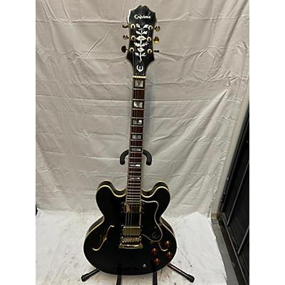 Epiphone Used Epiphone Sheraton II Black Hollow Body Electric Guitar