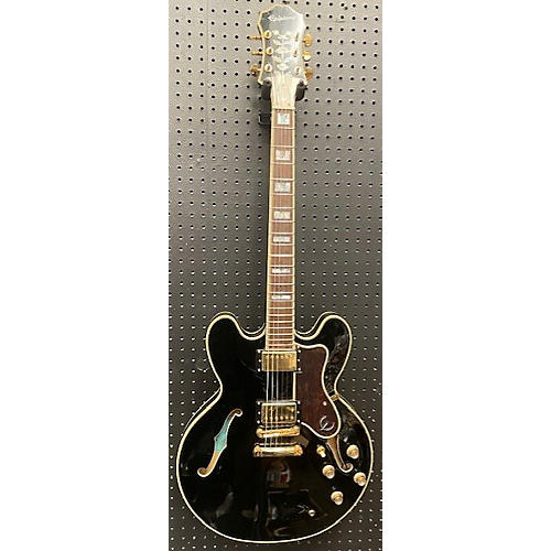 Epiphone Used Epiphone Sheraton II Black Hollow Body Electric Guitar Black