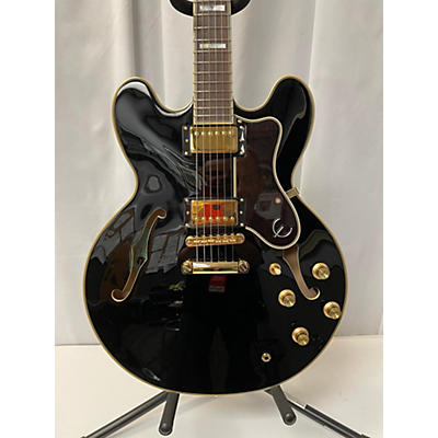 Epiphone Used Epiphone Sheraton II Black Hollow Body Electric Guitar