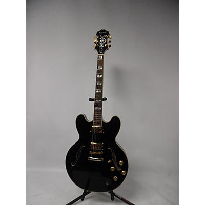 Epiphone Used Epiphone Sheraton II Black Hollow Body Electric Guitar