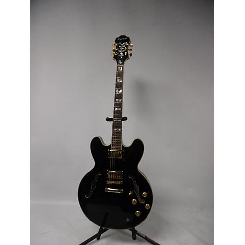 Epiphone Used Epiphone Sheraton II Black Hollow Body Electric Guitar Black