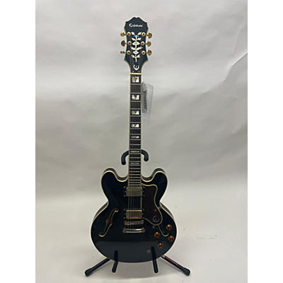 Epiphone Used Epiphone Sheraton II Black Hollow Body Electric Guitar