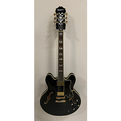 Epiphone Used Epiphone Sheraton II Black Hollow Body Electric Guitar