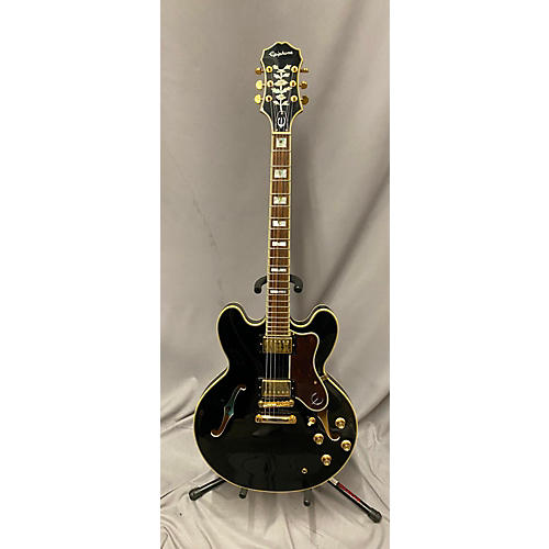 Epiphone Used Epiphone Sheraton II Black Hollow Body Electric Guitar Black