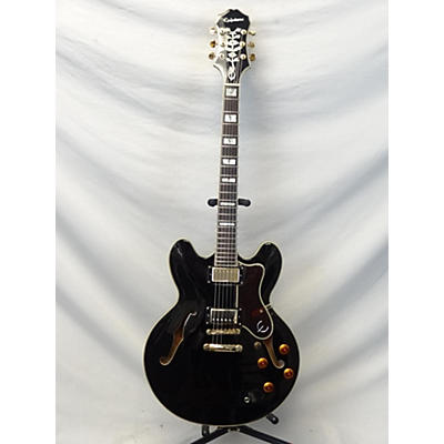 Epiphone Used Epiphone Sheraton II Black Hollow Body Electric Guitar