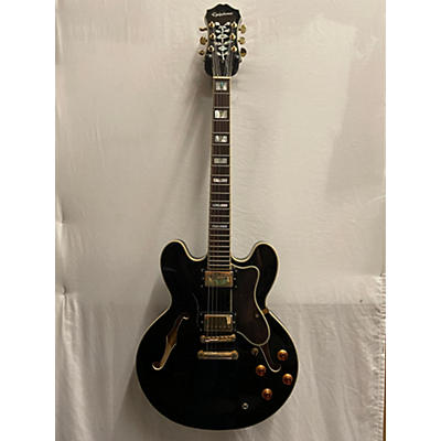 Epiphone Used Epiphone Sheraton II Black Hollow Body Electric Guitar