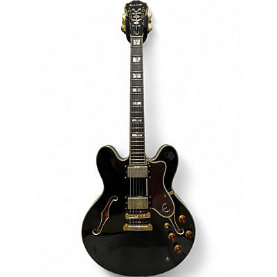 Used Epiphone Sheraton II Black Hollow Body Electric Guitar