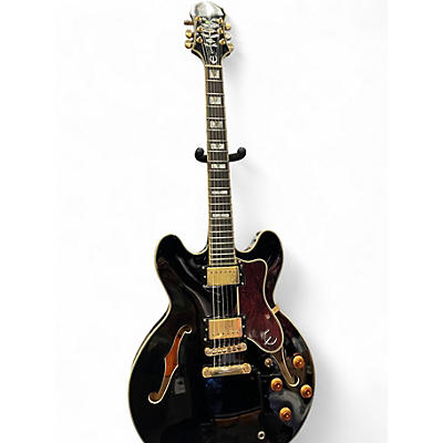 Used Epiphone Sheraton II Black Hollow Body Electric Guitar
