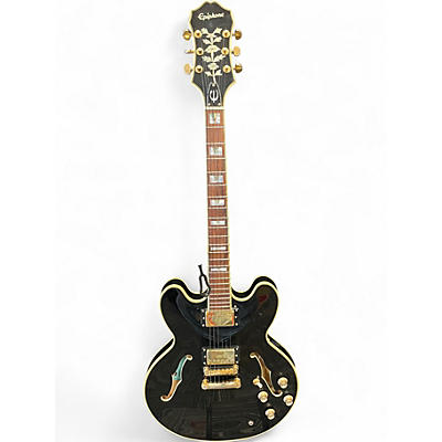 Used Epiphone Sheraton II Black Hollow Body Electric Guitar