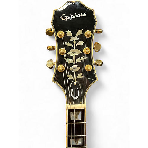 Used Epiphone Sheraton II Black Hollow Body Electric Guitar Black