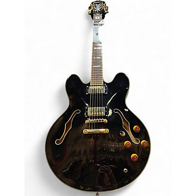 Used Epiphone Sheraton II Black Hollow Body Electric Guitar