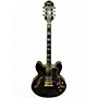 Used Epiphone Sheraton II Black Hollow Body Electric Guitar Black