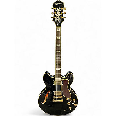 Used Epiphone Sheraton II Black Hollow Body Electric Guitar