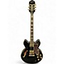 Used Epiphone Sheraton II Black Hollow Body Electric Guitar Black