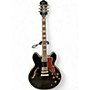 Used Epiphone Sheraton II Black Hollow Body Electric Guitar Black