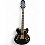 Used Epiphone Sheraton II Black Hollow Body Electric Guitar Black