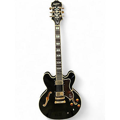 Used Epiphone Sheraton II Black Hollow Body Electric Guitar