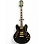 Used Epiphone Sheraton II Black and Gold Hollow Body Electric Guitar Black and Gold