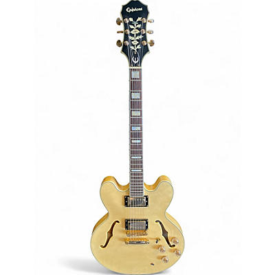Used Epiphone Sheraton II Blonde Hollow Body Electric Guitar