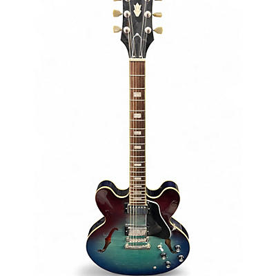 Used Epiphone Sheraton II Blue Burst Hollow Body Electric Guitar