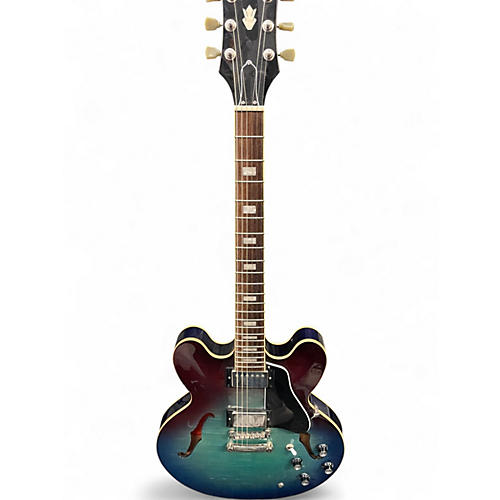 Used Epiphone Sheraton II Blue Burst Hollow Body Electric Guitar Blue Burst