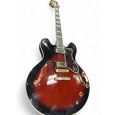 Used Epiphone Sheraton II Cherry Sunburst Hollow Body Electric Guitar