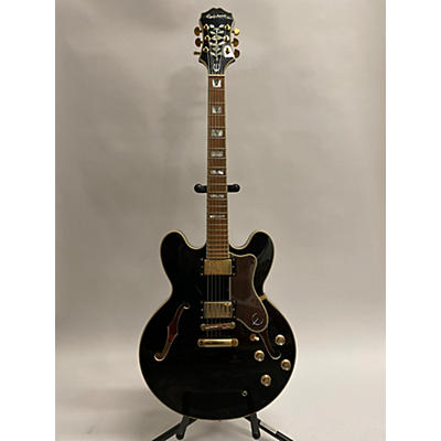 Epiphone Used Epiphone Sheraton II Ebony Hollow Body Electric Guitar